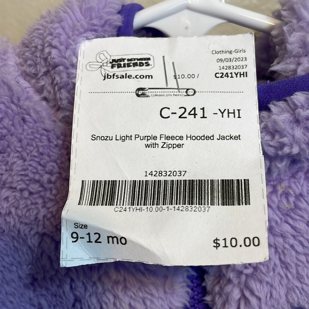 Snozu Fleece Hooded Jacket with Zipper - Picture 2 of 4